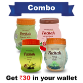 Patanjali Digestive, Pachak Anardana, Hing Goli, Shodhit Harad, Ajwain, 100gm Each Pack Of 4