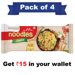 Patanjali Pack Of 4- Atta Noodles Chatpata 960gm