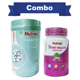 Patanjali Combo Pat Nutrela Diabetic Care & Bone Health (400g+30n), With High Protein, 415gm