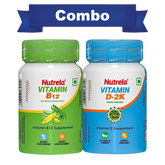 Patanjali Combo Patanjali Nutrela Vitamin D2k, B12 (60n+30),18.5gm
