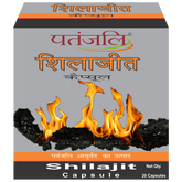 Patanjali Shilajit Capsules 11gm, 20 Capsules