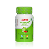 Patanjali Nutrela Vitamin C, Zinc, 60 Cap, With Potent Anti Oxidant, 39gm