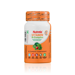 Patanjali Nutrela Vitamin B, Complex, 30 Cap, With Contains All Essential B Vitamins, 21gm