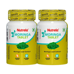 Patanjali Combo Pat. Nutrela Moringa Tablets (Pack Of 2), With Rich In Antioxidants, 60gm