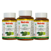 Patanjali Nutrela Natural Spirulina Tablets (Pack Of 3), With High In Protein And Vitamins, 96gm