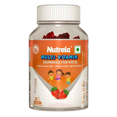 Patanjali Nutrela Multi, Vitamin Kids Gummies, Straberry Flavour, With Bones & Teeth Healthy,75gm
