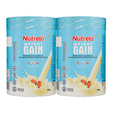 Patanjali Nutrela Weight Gain, Banana Flavor,500g (Pack Of 2), With Vegetarians & Non-Vegetarians