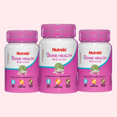 Patanjali Nutrela Bone Health Natural Calcium Supplement (Pack Of 3), With Bone Health, 45gm