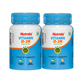 Patanjali Nutrela Vitamin D2k Natural 60 Chewable Tablets For Men & Women Vanilla Flavor, 16gm