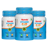 Patanjali Nutrela Vitamin D2k Natural 60 Chewable Tablets For Men & Women Vanilla Flavor, 24gm