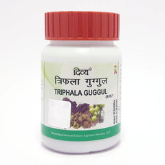 Patanjali Divya Triphala Guggul, With Harad, Baheda, Amla, Shudh Guggul, | 40gm Pack Of 1