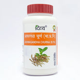 Patanjali Divya Ashwagandha Churna With Milk, Honey, |100gm Pack Of 1
