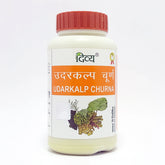 Patanjali Divya Udarkalp Churna, With Mulethi, Revand Chini, Sounf, Sanay, | 100gm, Pack Of 1