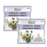 Patanjali Combo Divya Sarvakalp Kwath 100gm Each Pack Of 2, With Punarnava, Bhumi Amla, Makoy