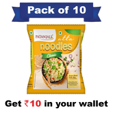 Patanjali Pack Of 10- Atta Noodles Chatpata 600gm