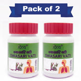 Patanjali Combo Divya Swasari Vati 80 Tab, Pack Of 2, With Mulethi, Kakdasingi, Rudanti, 88gm