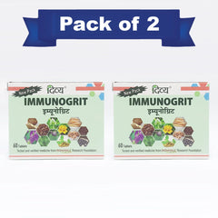 Patanjali Combo Divya Immunogrit 60 Each Pack Of 2, With Vidharikand, Shatavar, Kakoli, 66gm