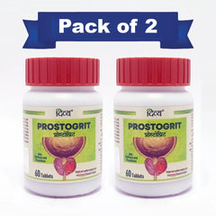 Patanjali Combo Divya Prostogrit Tab 60 Each Pack Of 2, With Mandoor Bhasma, Lauh Bhasma,72gm