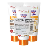 Patanjali Shishu Care Diaper Rash Cream (Pack Of 3), With Baby'S Sensitive Skin, 75gm