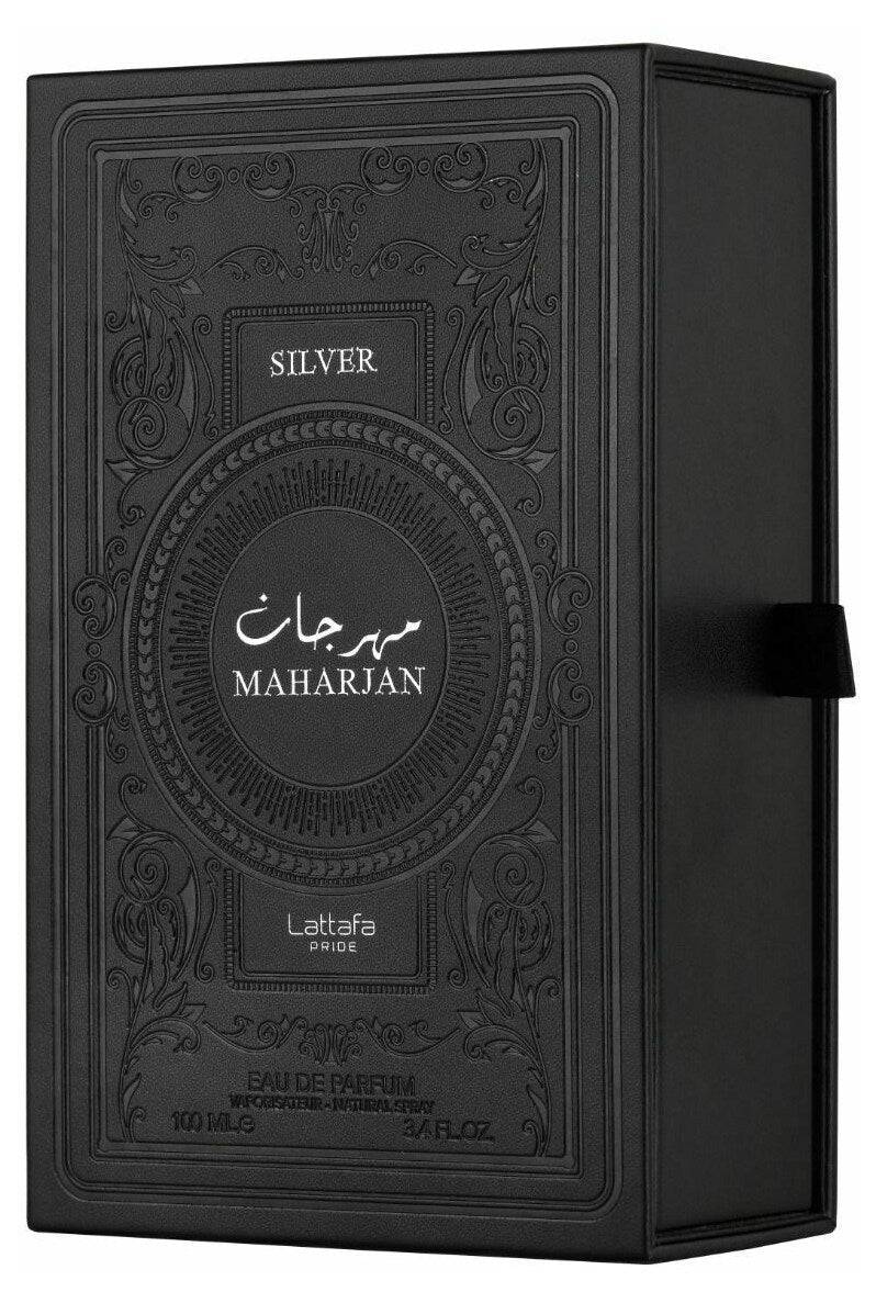Lattafa Pride Maharjan Silver Eau De Parfum 100ml 3.4 Fl.oz. Unisex Fragrance | Long Lasting Lattafa Pride Maharjan Silver Eau De Parfum 100ml 3.4 Fl.oz. Unisex Fragrance | Long Lasting