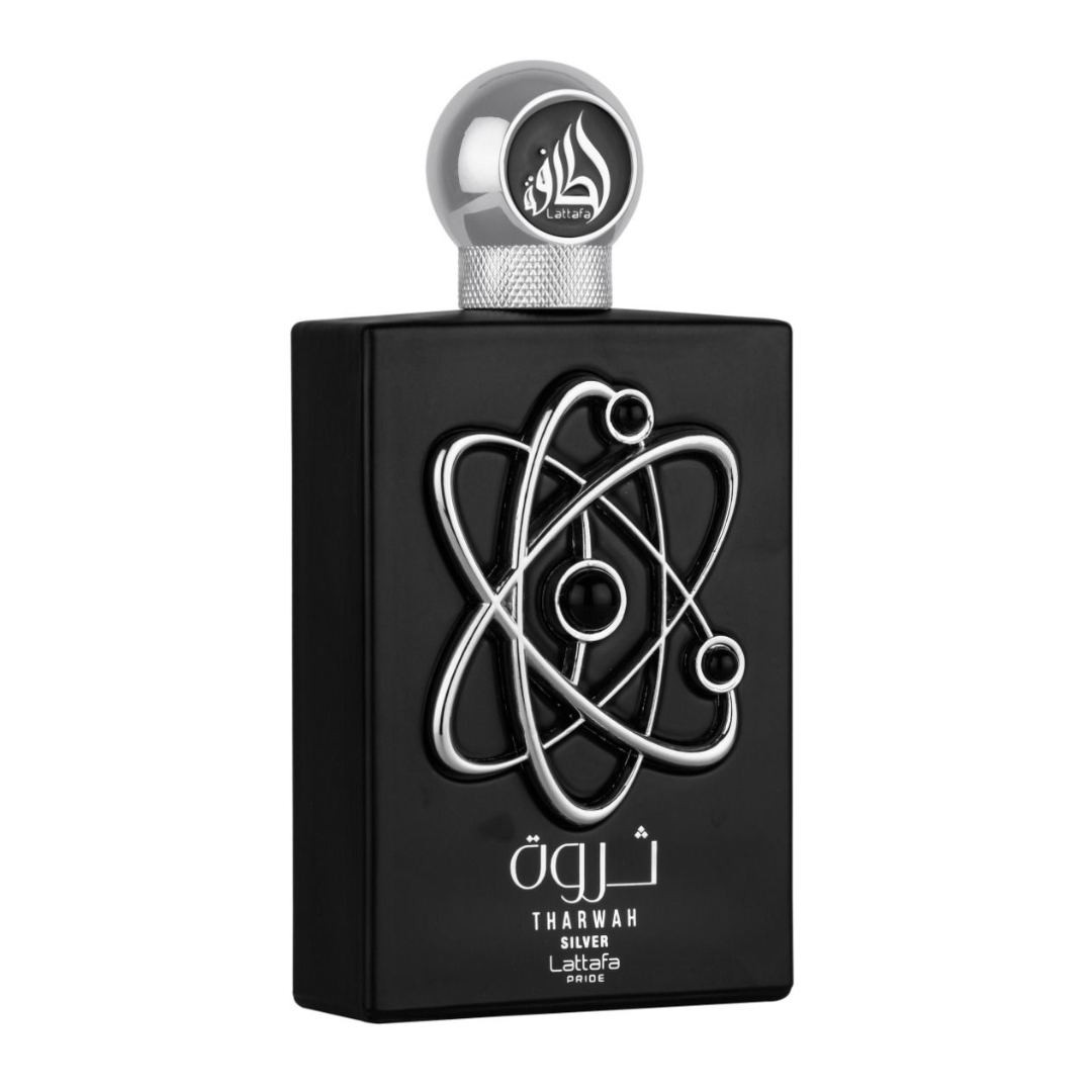 Lattafa Pride Tharwah Silver Eau De Parfum 100ml 3.4 Fl.oz. Unisex Fragrance | Long Lasting Lattafa Pride Tharwah Silver Eau De Parfum 100ml 3.4 Fl.oz. Unisex Fragrance | Long Lasting