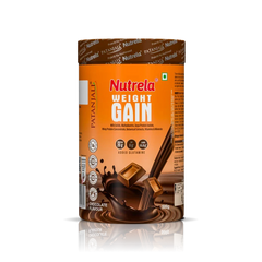 Patanjali Nutrela Weight Gain (Chocolate Flavour) Free Shaker, With Ideal Body Weight, 500gm