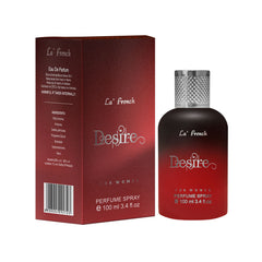 La French Desire Eau De Parfum Spray For Women 100ml 3.4 Fl.oz.
