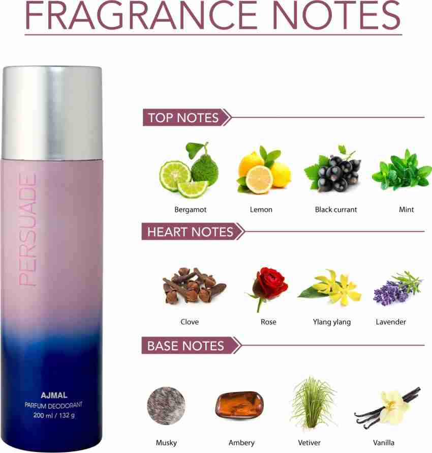 Ajmal Prose Eau De Parfum 50ml 1.6 Fl.oz. With Magnetize  & Persuade Deodorant 200ml 6.7 Fl.oz. Each X2 | For Unisex Combo Of 3 Ajmal Prose Eau De Parfum 50ml 1.6 Fl.oz. With Magnetize  & Persuade Deodorant 200ml 6.7 Fl.oz. Each X2 | For Unisex Combo Of 3