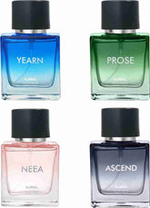 Ajmal Ascend & Neea & Prose & Yearn Eau De Parfum 50ml 1.6 Fl.oz. Each Pack Of 4 | For Unisex