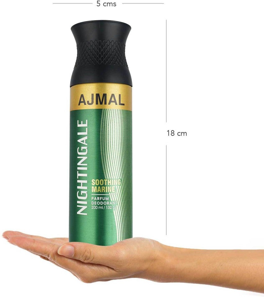Ajmal Ascend Eau De Parfum 50ml 1.6 Fl.oz. & Nightingale Deodrant 200ml 6.7 Fl.oz. For Unisex  | Pack Of 2 Ajmal Ascend Eau De Parfum 50ml 1.6 Fl.oz. & Nightingale Deodrant 200ml 6.7 Fl.oz. For Unisex  | Pack Of 2