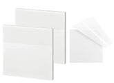 Transparent Sticky Notes (50 Sheets, 7.5x7.5cm) | Waterproof White Sticky Notes For Students