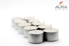 SMOKELESS TEALIGHT CANDLES 100% PURE WAX PACK OF 200 | PERFECT FOR EVENTS DECOR