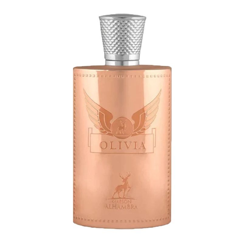 OLIVIA BY MAISON ALHAMBRA EAU DE PARFUM 100ML 3.4 FL.OZ. FOR MEN & WOMEN OLIVIA BY MAISON ALHAMBRA EAU DE PARFUM 100ML 3.4 FL.OZ. FOR MEN & WOMEN