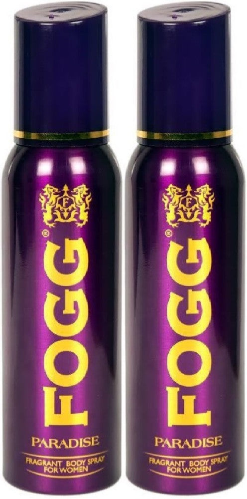 Fogg Combo Of 2 Paradise Fragrance Body Spray For Women 120ml Each 4 Fl.oz. | Long Lasting No Gas Deodorant Fogg Combo Of 2 Paradise Fragrance Body Spray For Women 120ml Each 4 Fl.oz. | Long Lasting No Gas Deodorant