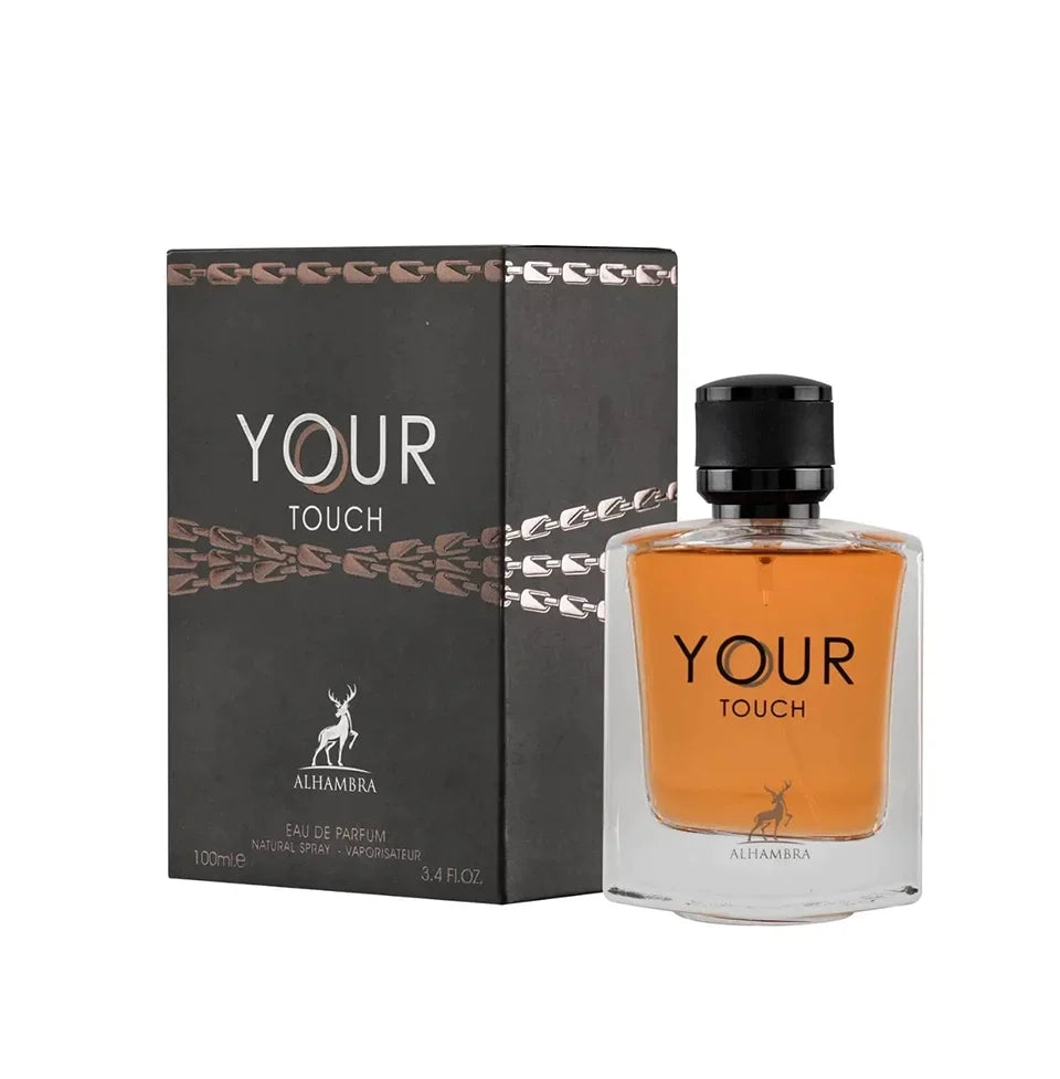 YOUR TOUCH BY MAISON ALHAMBRA EAU DE PARFUM 100ML 3.4 FL.OZ. MEN FRAGRANCE YOUR TOUCH BY MAISON ALHAMBRA EAU DE PARFUM 100ML 3.4 FL.OZ. MEN FRAGRANCE