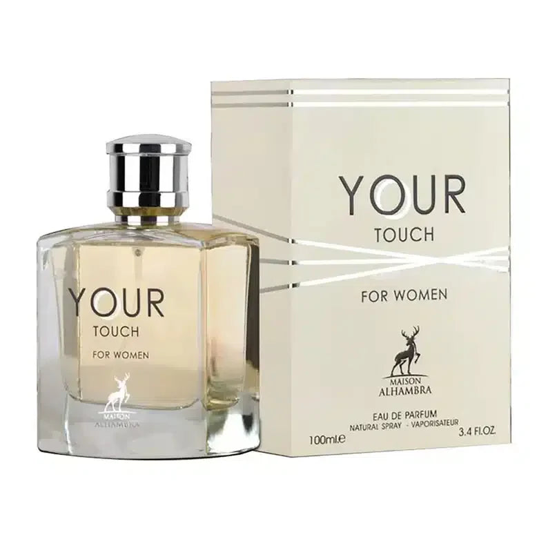 YOUR TOUCH BY MAISON ALHAMBRA EAU DE PARFUM 100ML 3.4 FL.OZ. WOMEN FRAGRANCE YOUR TOUCH BY MAISON ALHAMBRA EAU DE PARFUM 100ML 3.4 FL.OZ. WOMEN FRAGRANCE