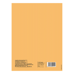 Patanjali Gyanpath Notebook (18x24 Cm) Orange 140pages Single Line, Pack Of 1