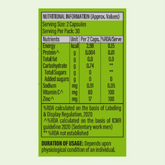 Patanjali Combo Patanjali Nutrela Vitamin C, Zinc, (Pack Of 2), With Potent Anti Oxidant, 78gm
