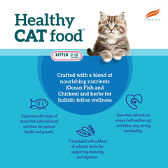 Himalaya Healthy Cat Food Kitten, Ocean Fish & Chicken, Complete And Balanced Food For Mother Cats & Kittens | 3kg