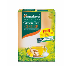 Himalaya Green Tea Ginger 20 Tea Bags + Complete Care Toothpaste 80g Free Offer Pack