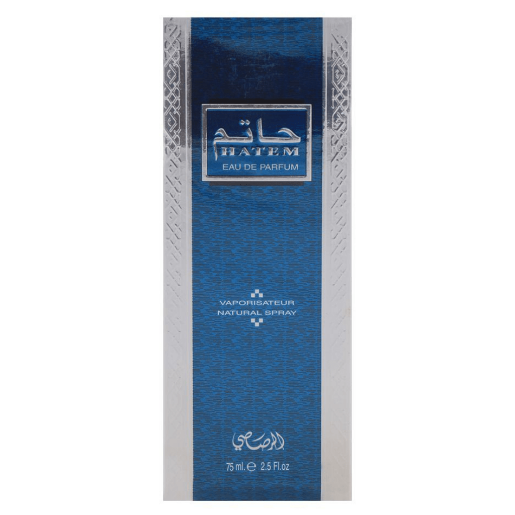 Rasasi Hatem Eau De Parfum 75ml 2.5 Fl.oz. Perfect Gift For Husband | Long Lasting Rasasi Hatem Eau De Parfum 75ml 2.5 Fl.oz. Perfect Gift For Husband | Long Lasting