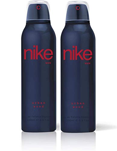 Nike Urban Wood Eau De Toilette Deodorant Spray 400ml 13.5 Fl.oz. Pack Of 2 | Perfect Gift For Men | Long Lasting Fragrance Nike Urban Wood Eau De Toilette Deodorant Spray 400ml 13.5 Fl.oz. Pack Of 2 | Perfect Gift For Men | Long Lasting Fragrance