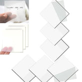 Transparent Self-Sticky Note Pads, Clear Notes, Self Adhesive Removable, White - 300 Pcs