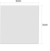 100 Pcs Transparent Sticky Notes Self-Stick Note Pads, Perfect For Study & Writing, Books & Office