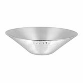 Stainless Steel Conic Hammered Double Wall Salad Bowl - 21cm, Silver | Hammered Salad Katora - Rust Free & Dishwasher Friendly