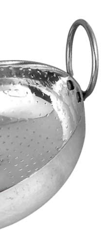 Silver Sandwich Bottom Stainless Steel Kadhai Or Kadai Cookware - 2 Liters, 12 No. | Authentic Look - Heavy Gauge Kadhai Silver Sandwich Bottom Stainless Steel Kadhai Or Kadai Cookware - 2 Liters, 12 No. | Authentic Look - Heavy Gauge Kadhai