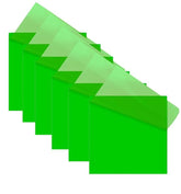 Transparent Self-Sticky Note Pads, Clear Notes, For Studying & Writing, Green - 300 Pcs