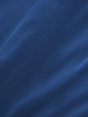 Plain Double Bedsheet For Queen Size With 2 Matching Pillow Covers For Home - 90 X 100 Inches, Navy Blue | Smooth Finish, Soft Touch & Breathable Comfort For Everyday Use