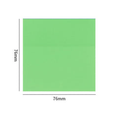 Sticky Notes Pastel Sticky Note Clear Self - Sticky Annotation, Waterproof | Pack Of 2, Green