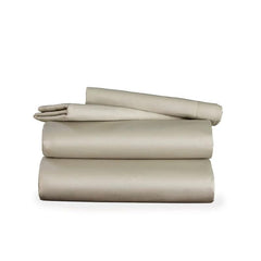 Double Bedsheets For King Size With Pillowcases - 108 X 108 Inches, Warm Taupe | Soft Breathable Bamboo Fabric - Bedroom Decor Comfortable Bedsheets